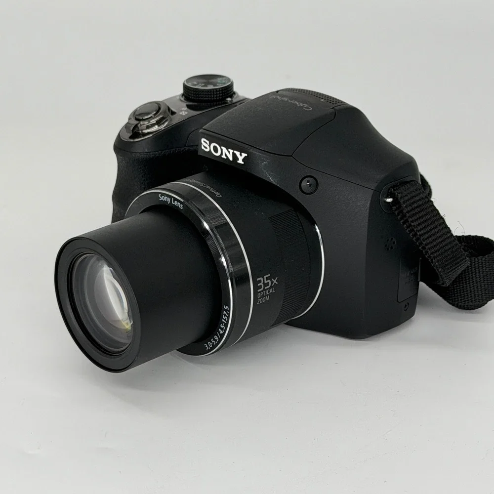Sony Cyber-shot DSC-H300 20.1MP Digital Camera Black 35x Optical Zoom Bundle